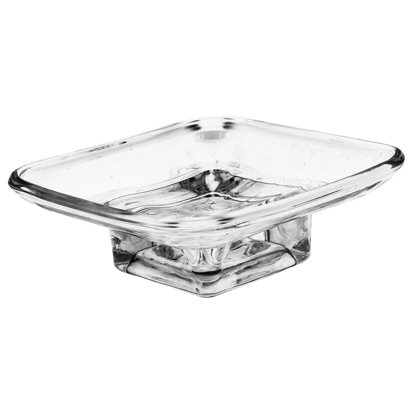 طبق صابون زجاجي أنيق للحمام، تجفيف حوض الحمام يحافظ على جفاف الصابون، صينية زجاجية صغيرة، طبق الحمام #4