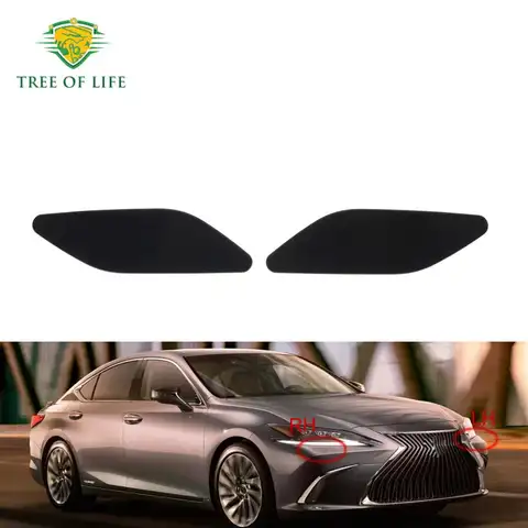 렉서스 ES200, ES350, ES300h, 2018, 2019, 2020, 2021, 프론트 범퍼, 헤드라이트, 헤드 램프 와셔, 스프레이 제트, 깍지 펌프 커버, 캡 뚜껑