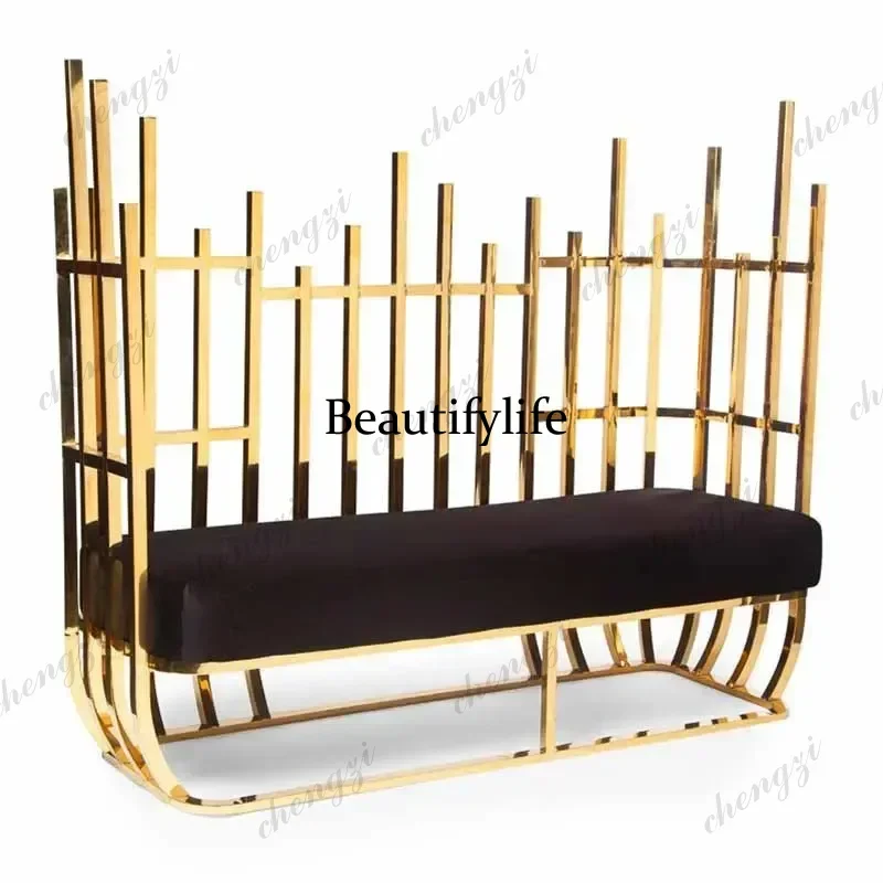 CQY Factory Sale Royal Wedding Throne Sofa Chairs For Bride And Groom Used Wedding Chairs