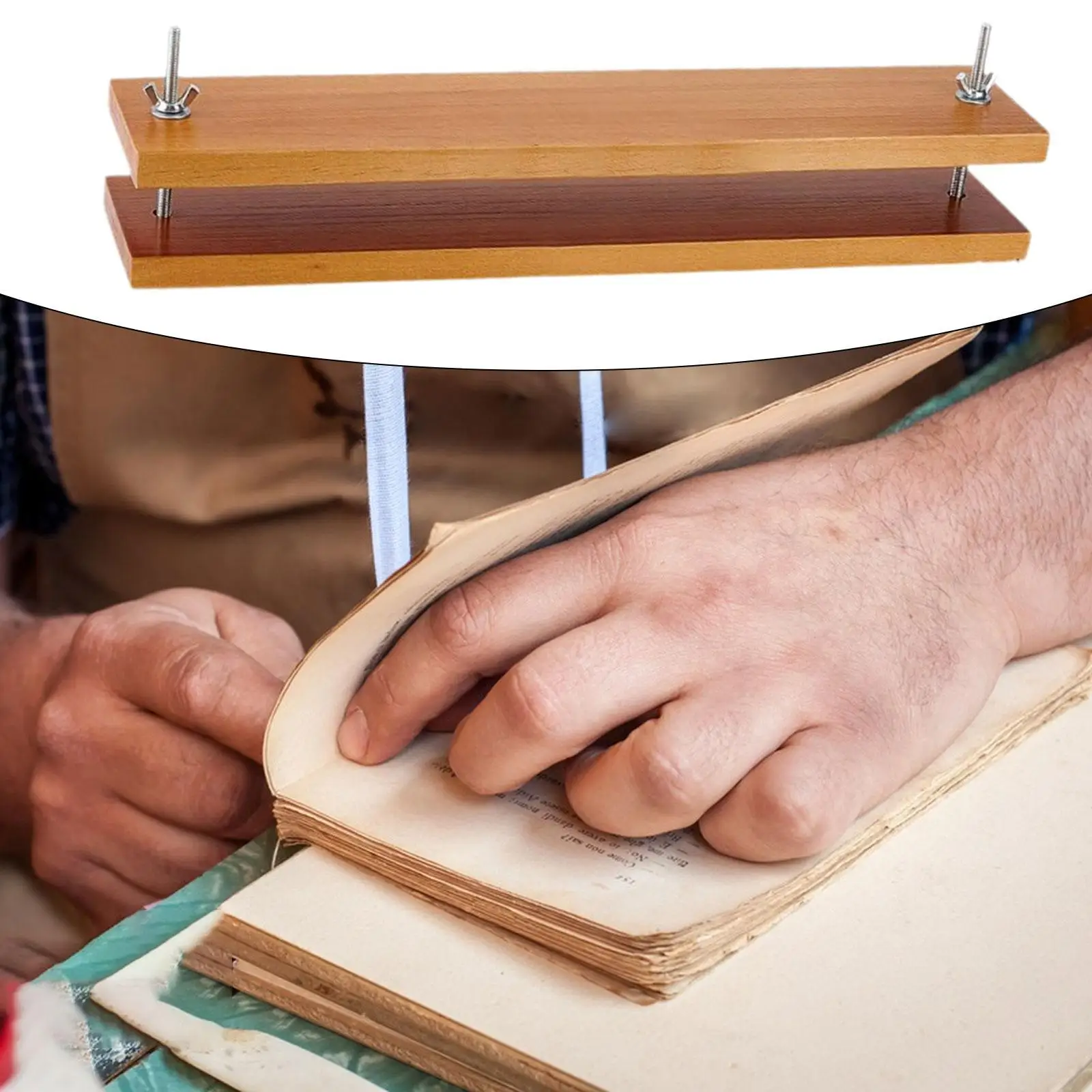 

Binding Press Machine, Wooden Bookbinding Press, Bookbinding Supplies Convenient