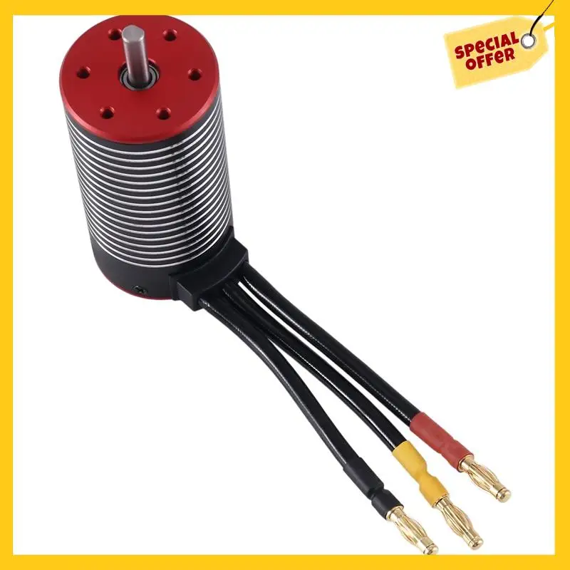 ABDE-3670 Бесщеточный двигатель 1900KV 2650KV 2850KV для 1/8 1/10 1/12 1/14 RC Car Drift Racing Off-Road Monster Truck