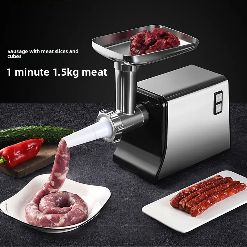 Multifunctional meat grinder household electric automatic enema commercial small meat filling