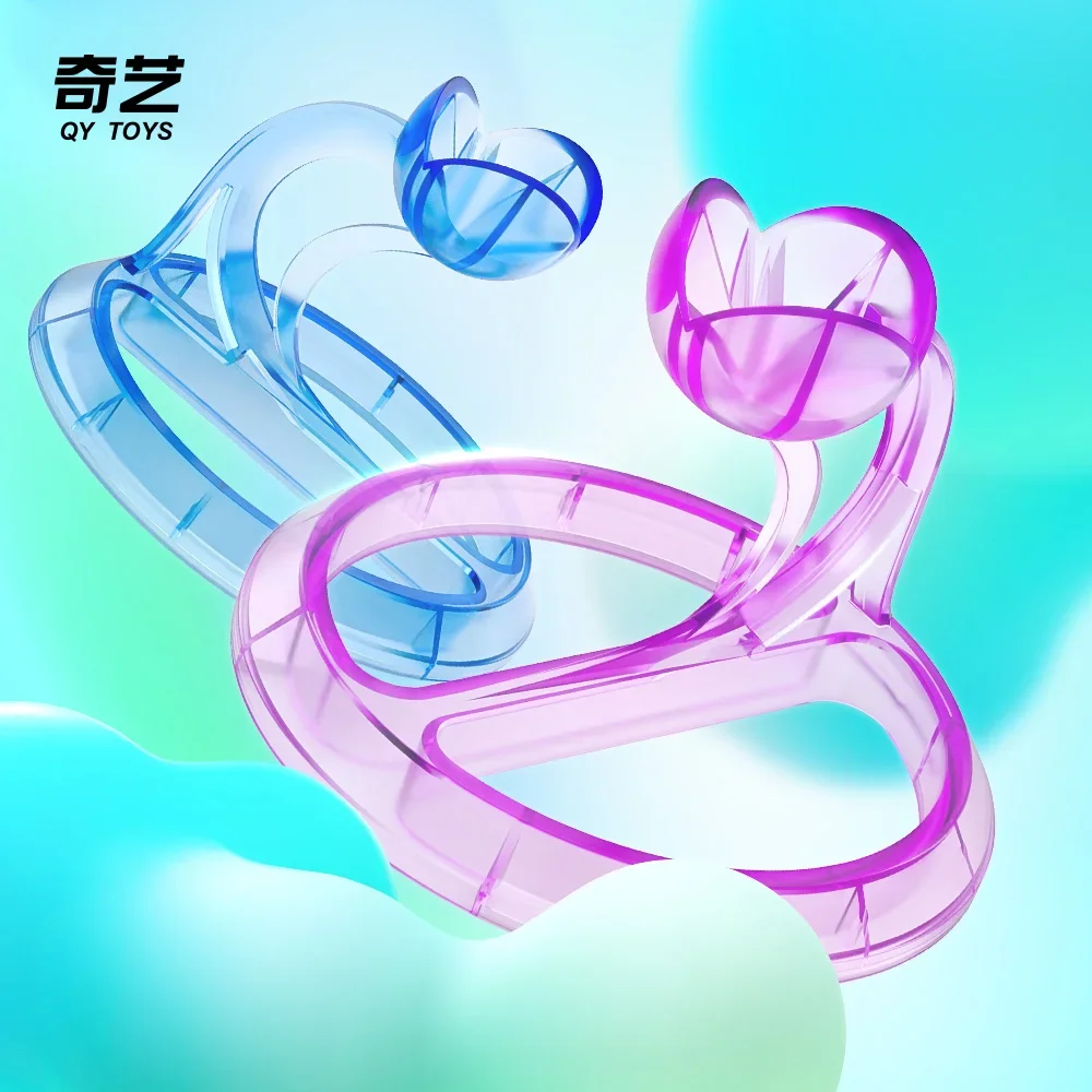 [CubeFun]QiYi 3D Cube Bracket Stickers Bracket Puzzle Colors Plastic Base Holder Toys Magic Cube Stands