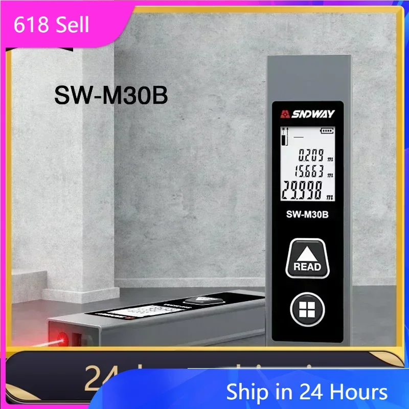 FANYUE Mini Laser Distance Meter 30M 40M Digital Rangefinder Trena Laser Tape Measure Ruler Test Range Finder