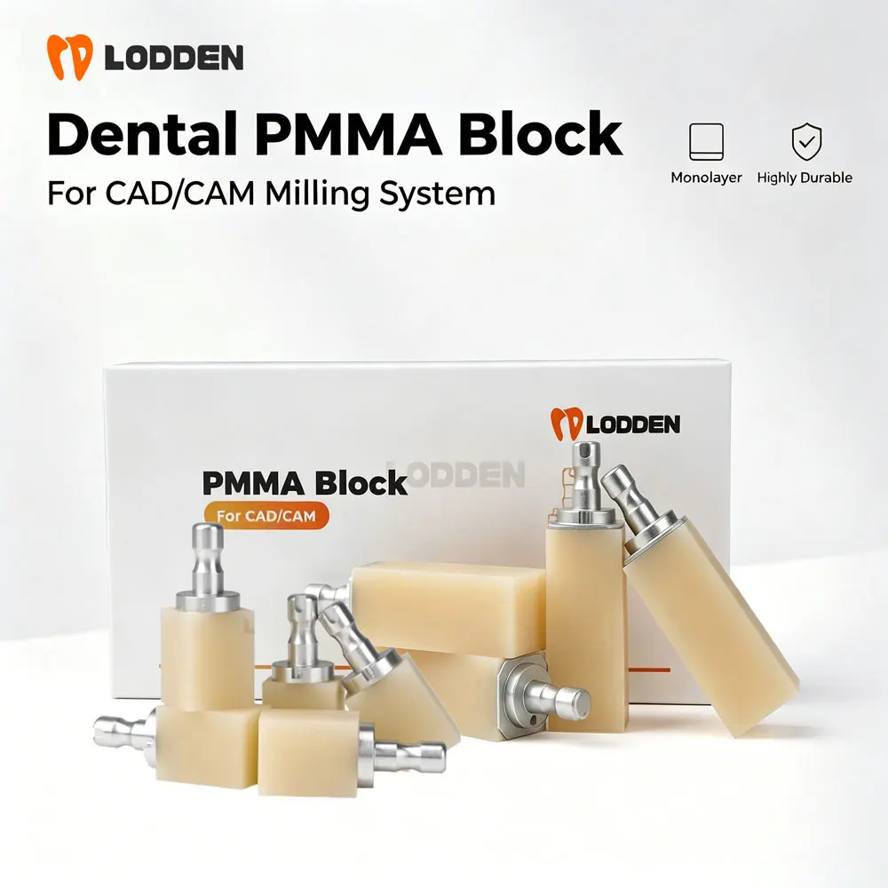 LODDEN 1 Box Dental PMMA Block C14 Zahnmedizinischer Harzblock für CAD CAM Sirona CEREC B40 Dentallaborbedarf Zahnarztmaterialien