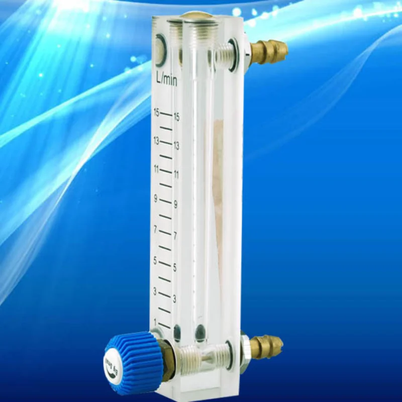 LZQ-6 3 /5/10/20 L/Min Air Oxygen Gas Flow Meter Sensor Flowmeter Caudalimetro Counter Indicator O2 Oxigen Gas Meter