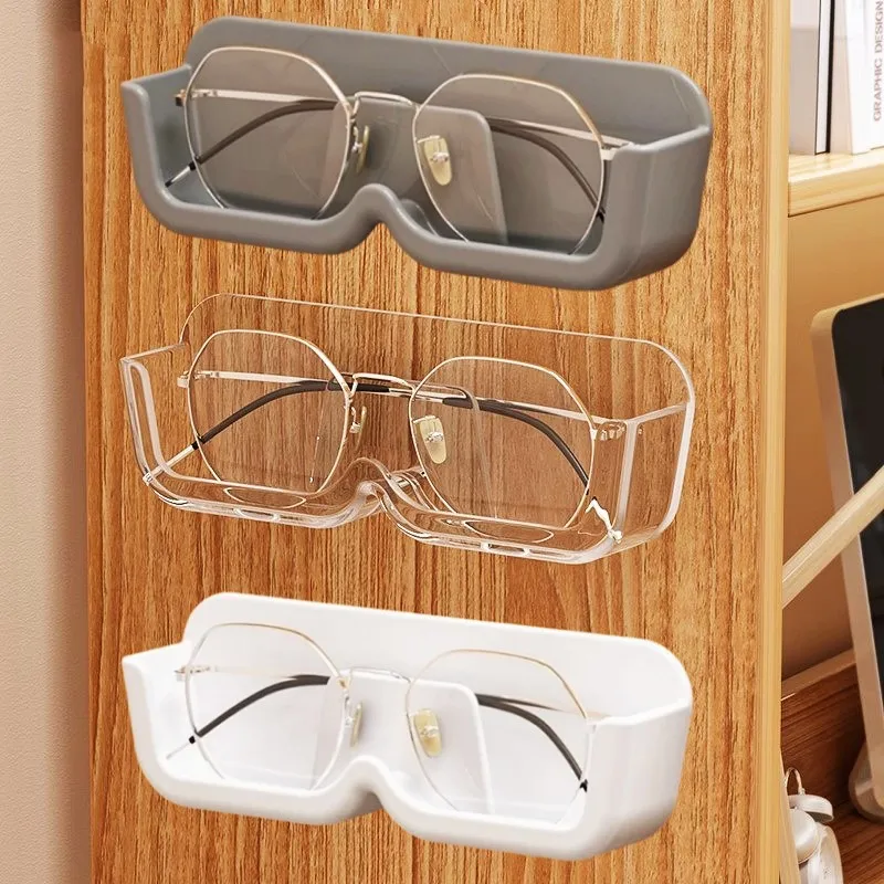 Eyeglasses Storage Rack Wall Mounted Home Hole-free Sunglasses Organizer Rack Wall Display High End Sunglasses Shelf Storage Box