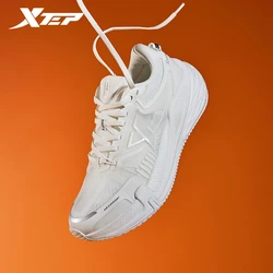 Xtep Lingjue Pro Running Shoes For Women 2024 Spring Breathable Cushion Women's Sports Shoes Durability  Sneakers 876118110023