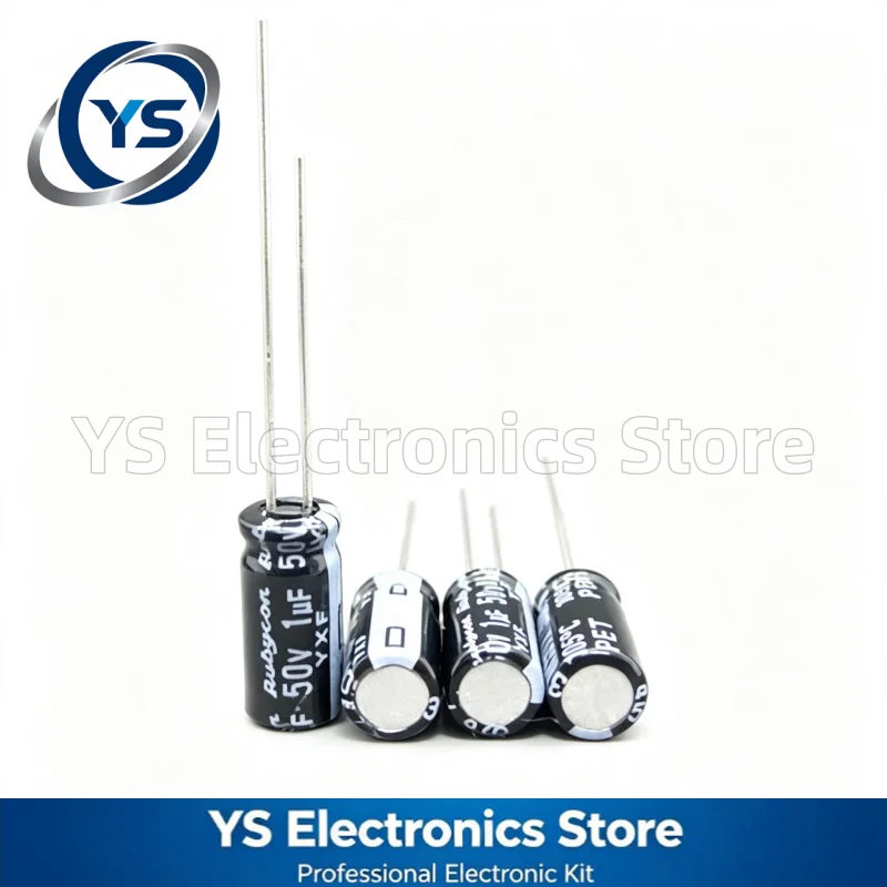 Rubycon YXF Series 50V1UF 5x11mm 50YXF1MEFC5X11 1UF50V 50V 1UF Electrolytic Capacitor New Original Capacitors 20%