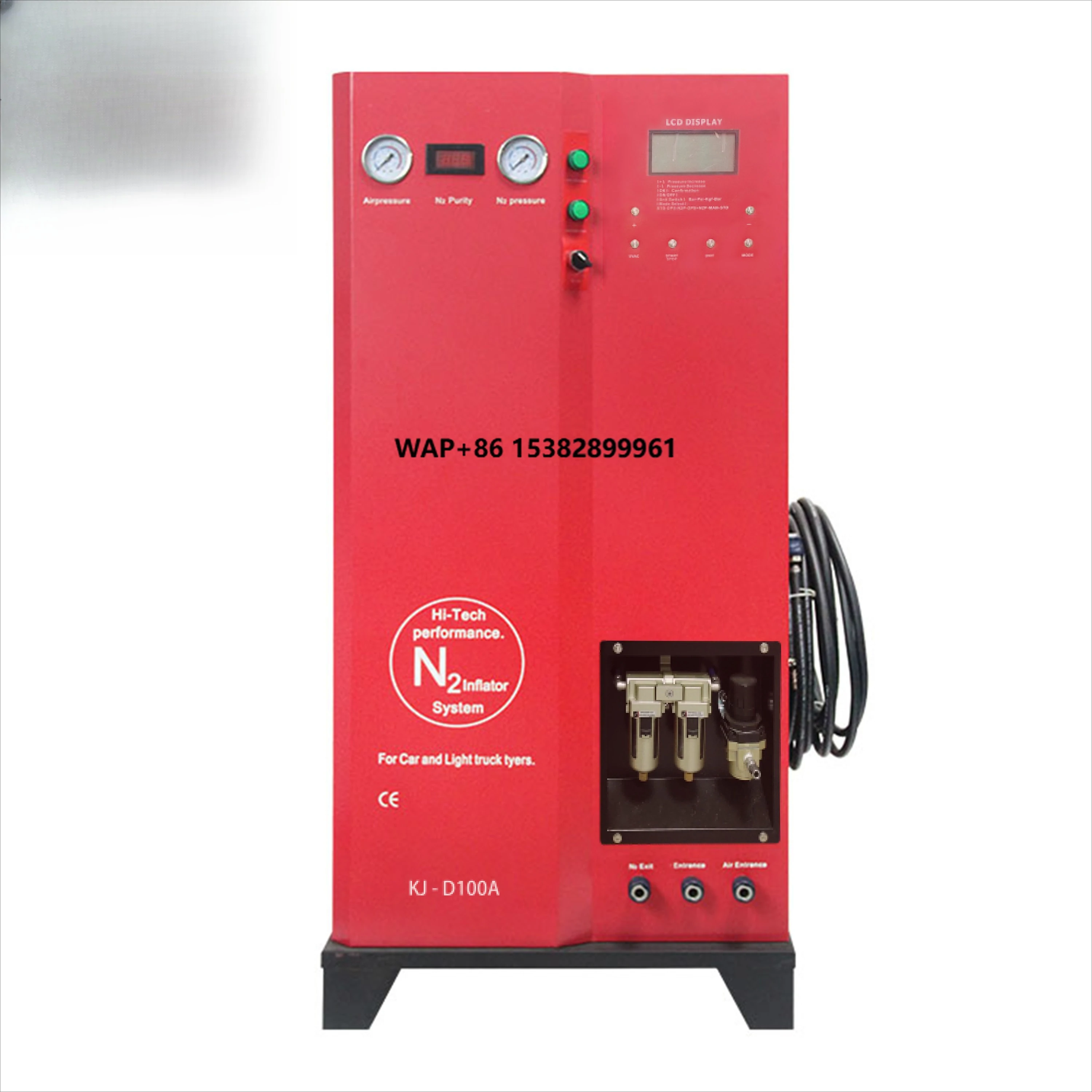 

KARJOYS Fully Automatic Tire Nitrogen Inflator & Tire Pressure Portable on Workshop for Inflating Car Tires