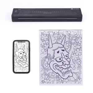 Tatuagem Máquina de Transferência Stencil, Impressora Profissional, Impressoras Bluetooth, Fabricante Térmica Portátil, Linha Foto Desenho, Copiadora 10 principais vendas máquina copiadora profissional - №9