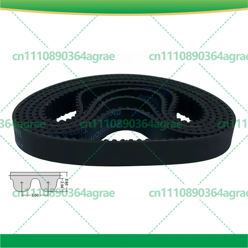 5pcs HTD5M480/485/490/495/500/505/510/515/520/525 Rubber Timing Belt Industrial Transmission Spare Parts Drive Accessories