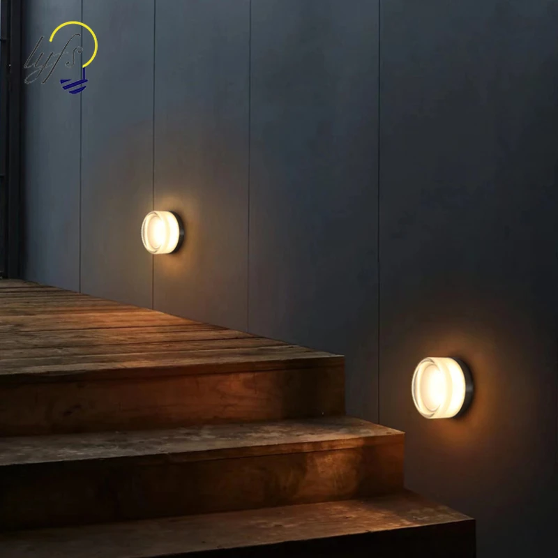 LED Acrylic Wall Lamp Simple Living Room Stairway Dinner Bedroom Bedside Art Decotion Ceiling Lihgt Nordic ,Modern Led Wall Lamp