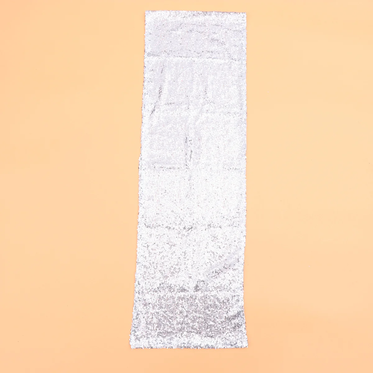 

Sequin Table Runner Elegant Tablecloth Silver Wedding Table Cover Party Supplies Stain Resistant Scratch Protection