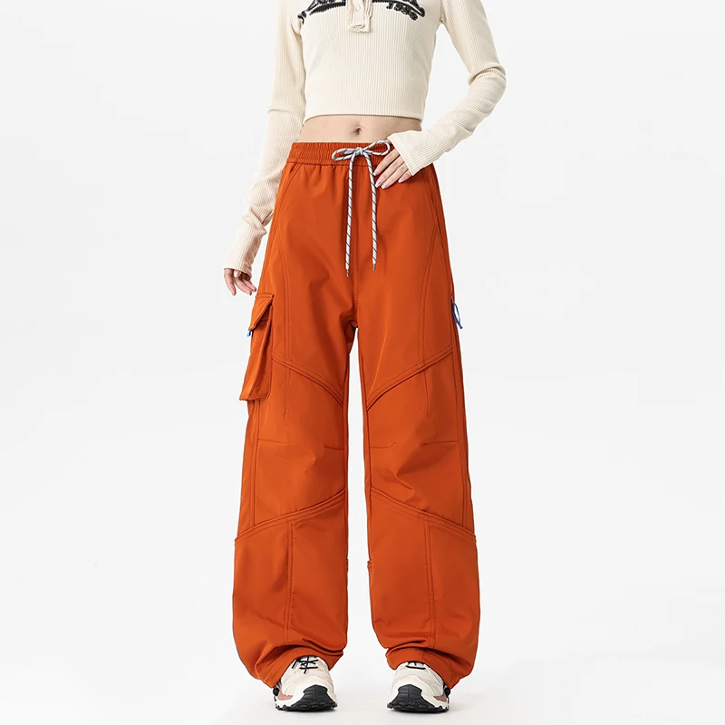 

Women's Fashion Trend Loose Straight Leg Pants for Couples Daily Outdoor Sports and Leisure Soft and Comfortable Versatile Pants