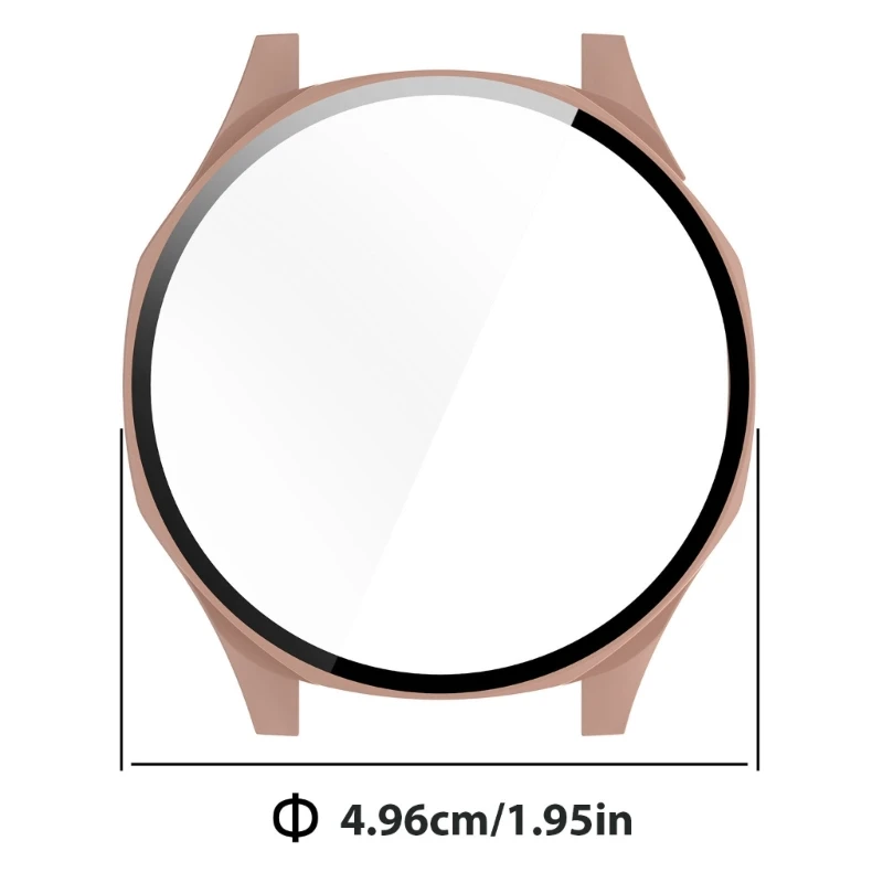 M6CA Geïntegreerde Screen Protector Guard Case Cover voor Horloge GT5 46mm Krasbestendig Schokbestendig Smartwatch Volledige