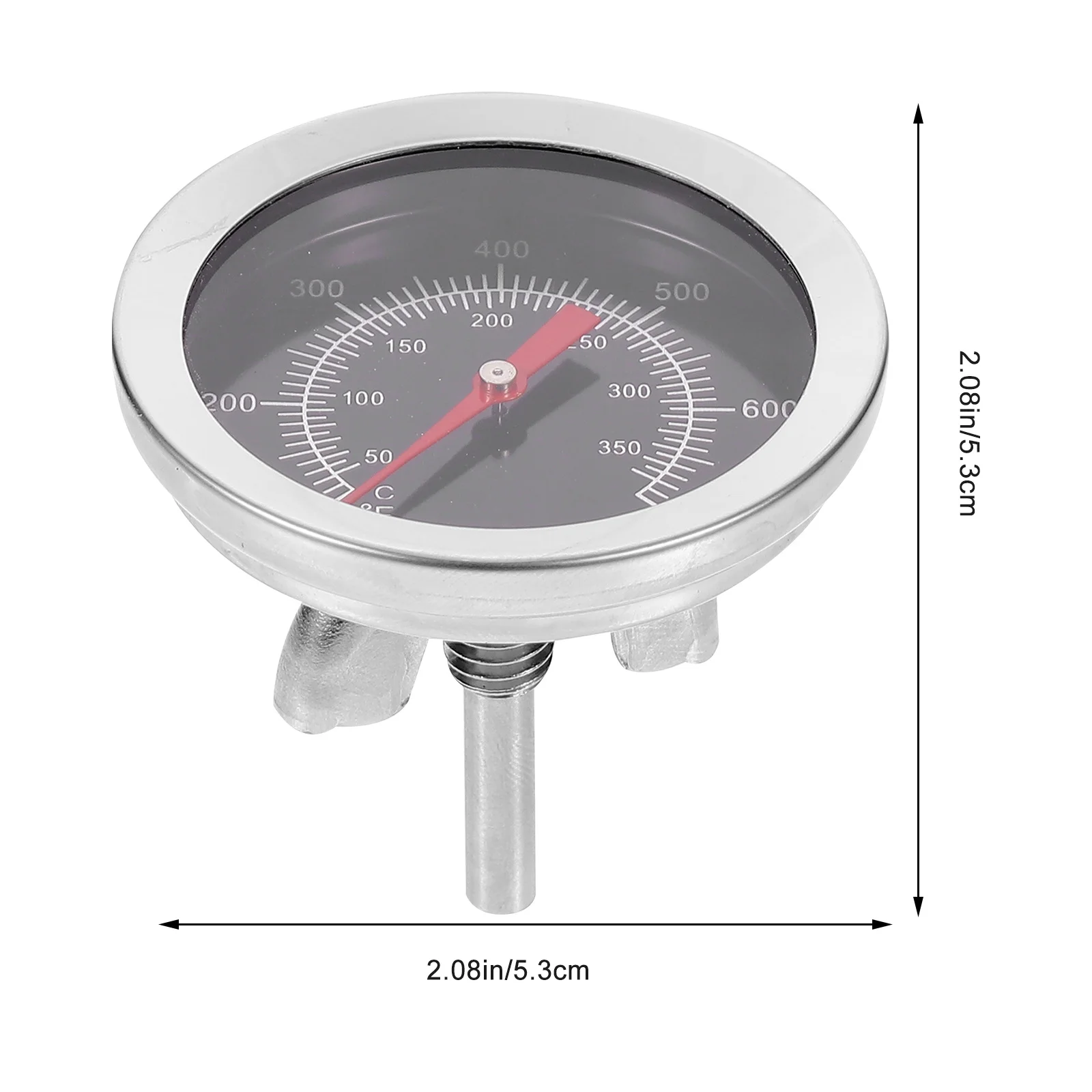 1 Stuks Rvs Oven Thermometer Bakken Bbq Voedsel Temperatuur Monitor Grote Wijzerplaat 100-700f Oven Thermometer