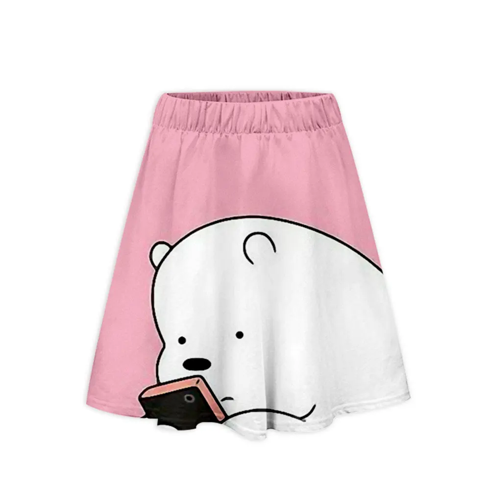 The 2023 New Loose Cartoon Patterned Short Skirt Looks Good, Casual, Comfortable, and Very Good-looking Women's Mini Skirt