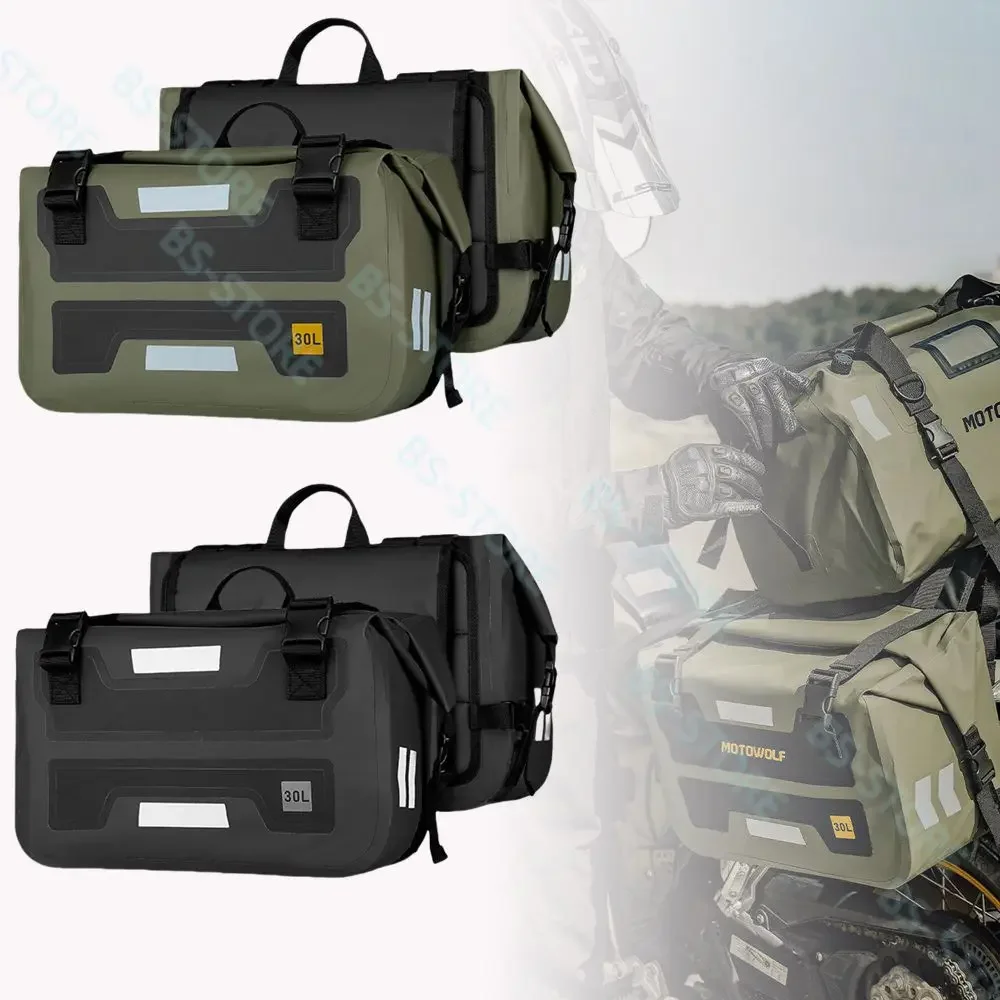 

30L*2 Saddle Bag For YAMAHA NAMX 125 155 NMAX125 NMAX155 Motorcycle Waterproof Outdoor Large Capacity Luggage Storage Panniers-