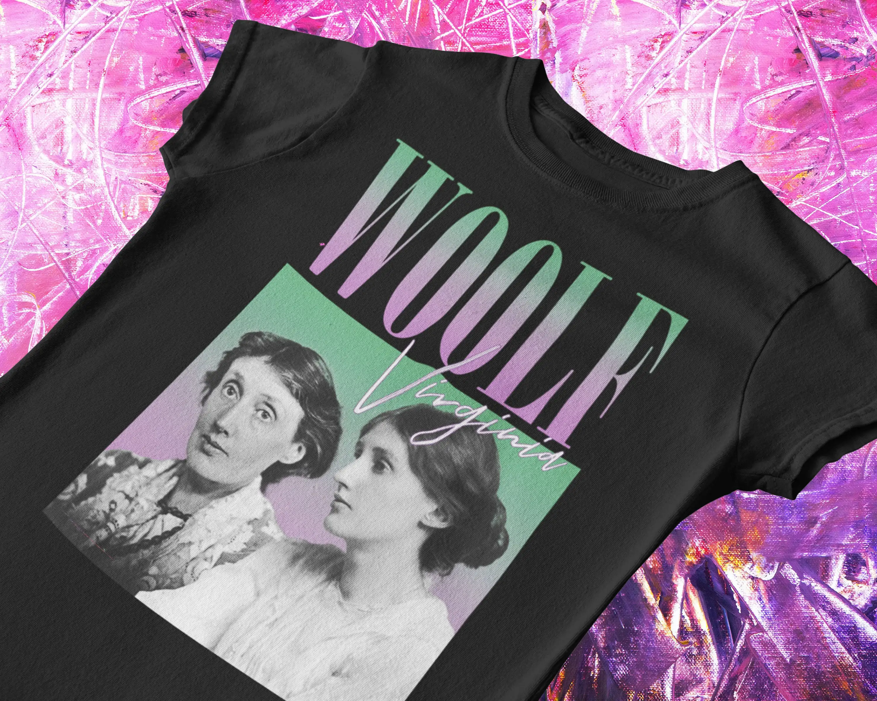 Virginia Woolf T Shirt Literature Literary Mrs Dalloway Famous Writers English Authors Book Lovers