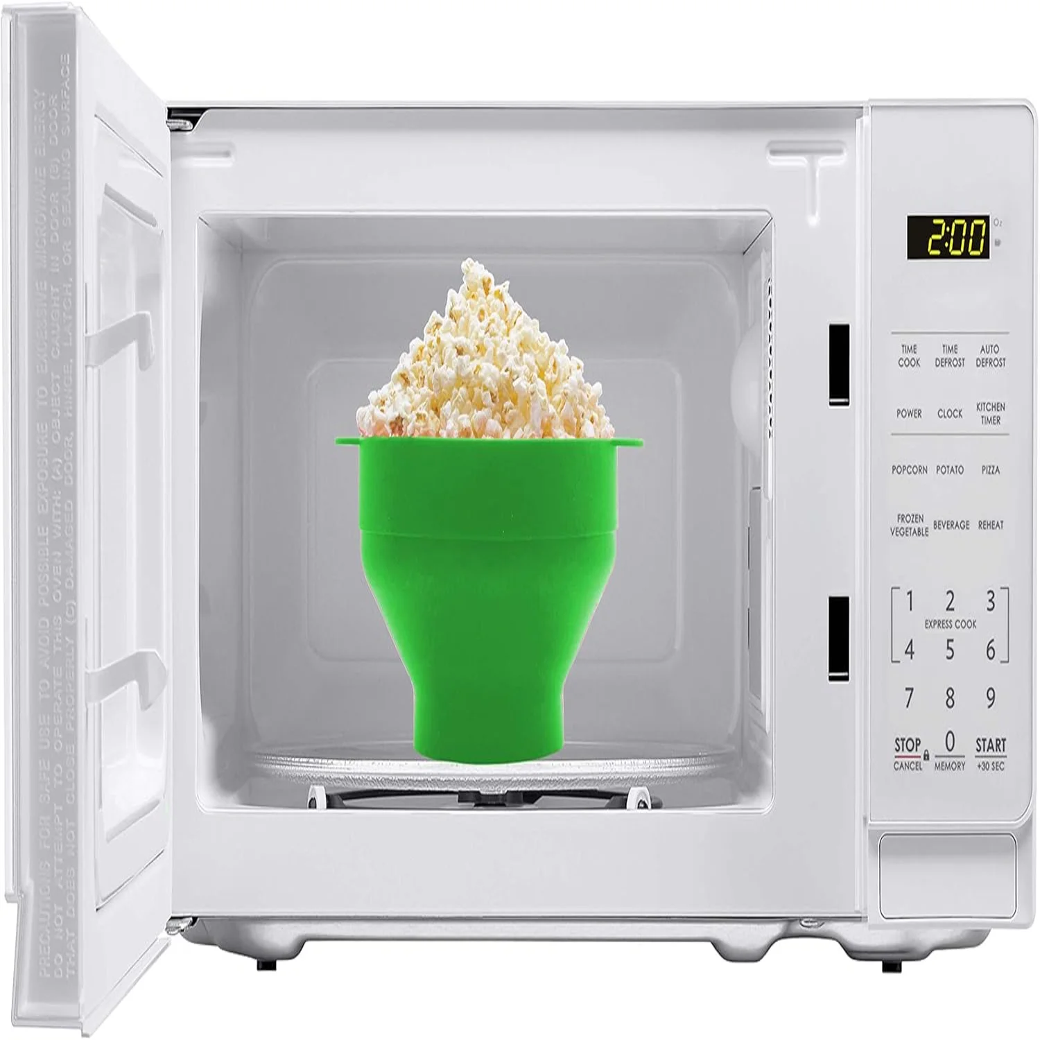 Microwave Popcorn Popper Bowl - Foldable, Easy to Clean, Easy to Use, Easy to Store