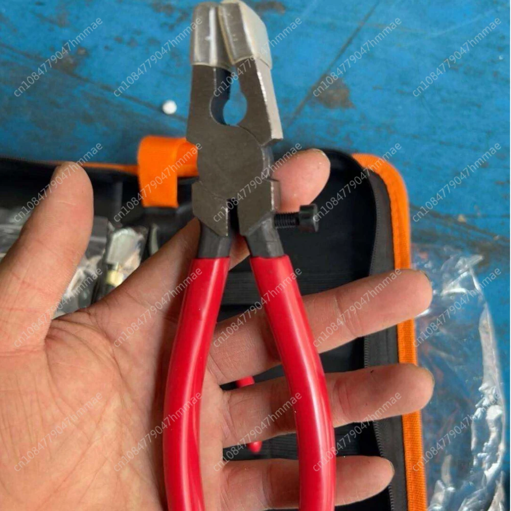 

Stained Glass Cutting Tools Set - Heavy Duty Wheeled Glass Nipper & Pliers Kit for Art Glass Work