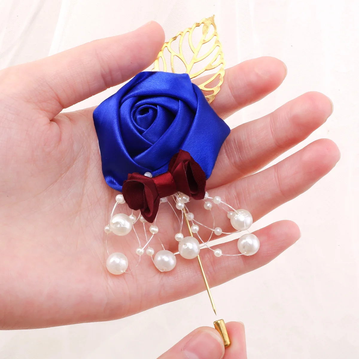 Suit Business Corsage Wedding Groom Pearl Corsage Wedding Supplies Multicolor  Corsage Wedding for Men Boutonnieres