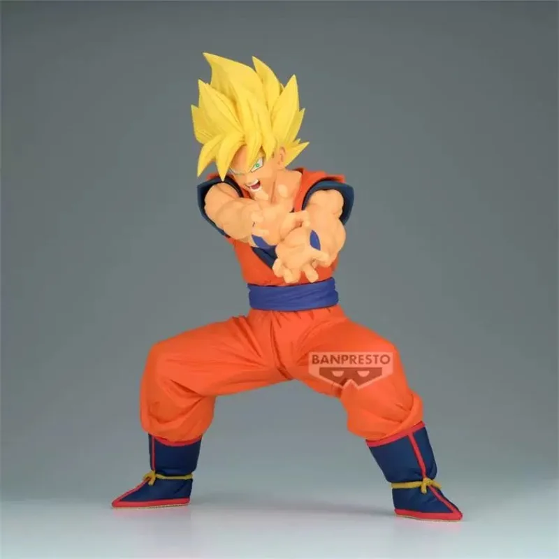 Bandai Original Dragon Ball Anime Figur Grandista Son Goku Super Saiyajin 2 Action Figur Spielzeug für Kinder Geschenk Sammeln Modell