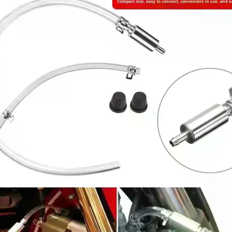 

1PC Car Clutch Brake Bleeder Hose Hydraulic Clutch One Way Valve Tube Bleeding Tool Replacement Adapter Kit Auto Accessories