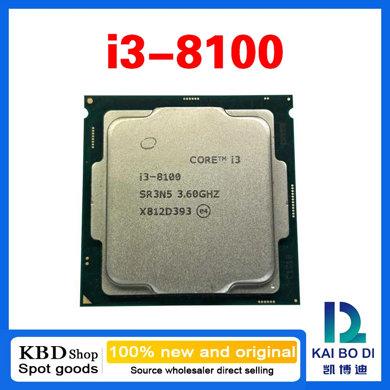 i3-8100/i3-8100T/i3-8300 100%NEW and ORIGINAL CPU Central Processor Unit