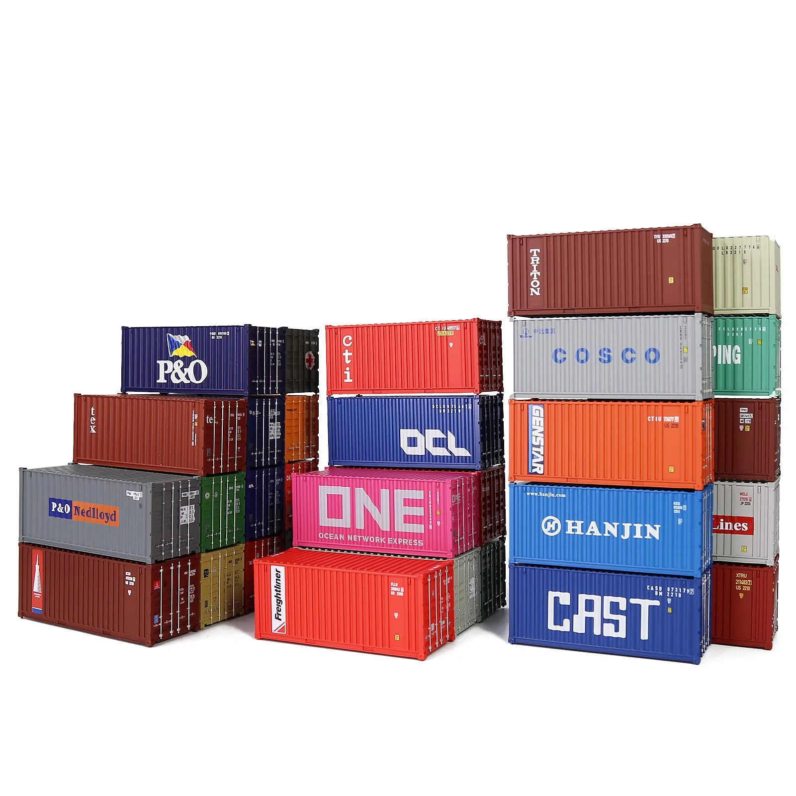 Evemodel Shipping Container、カーゴボックス、1ユニット、自由奔放に生きるゲージ、20フィート、1:87、20フィート、c8726