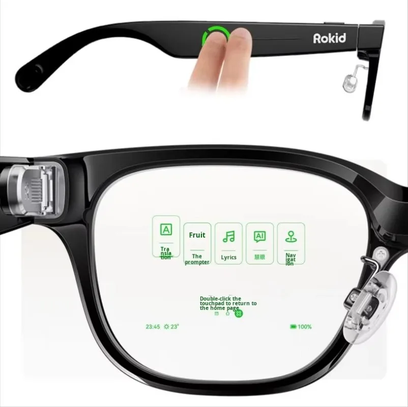 {جديد ما قبل البيع} نظارات Rokid Visual الذكية AI للملاحة التقاط الصور في الوقت الحقيقي ترجمة الوجه إلى الوجه مقلم كبير #6
