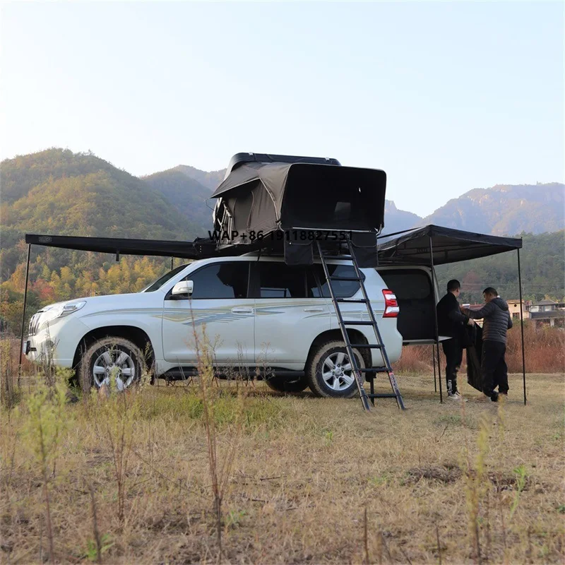 

EM OEM Car 4x4 4WD F150 Large 4 Person XL Hardtop Rooftop Tent With Skylight Hard Shell Roof Top Tent