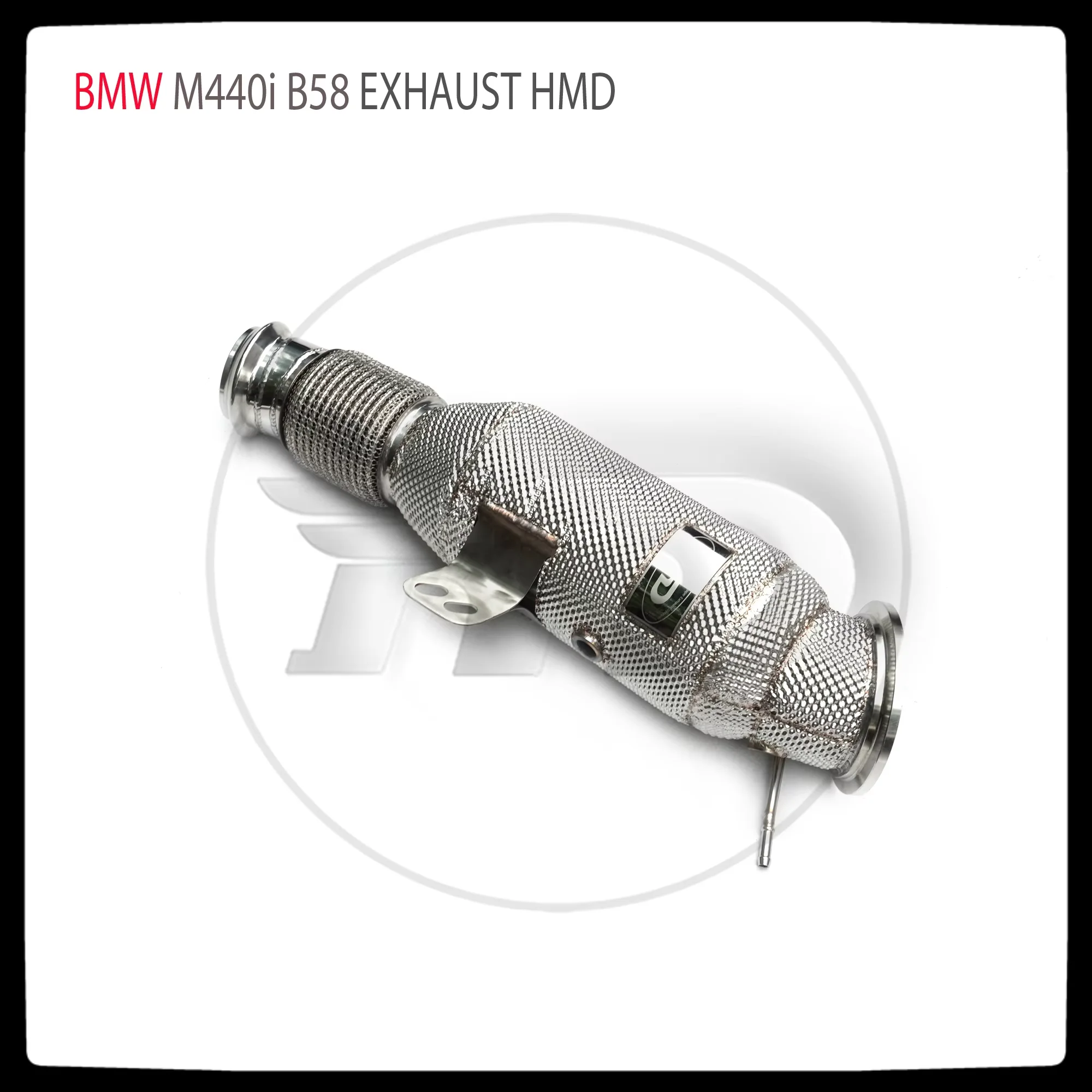 HMD Exhaust System High Flow Performance Downpipe for BMW M440i B58 Engine 3.0T With Catalytic Header