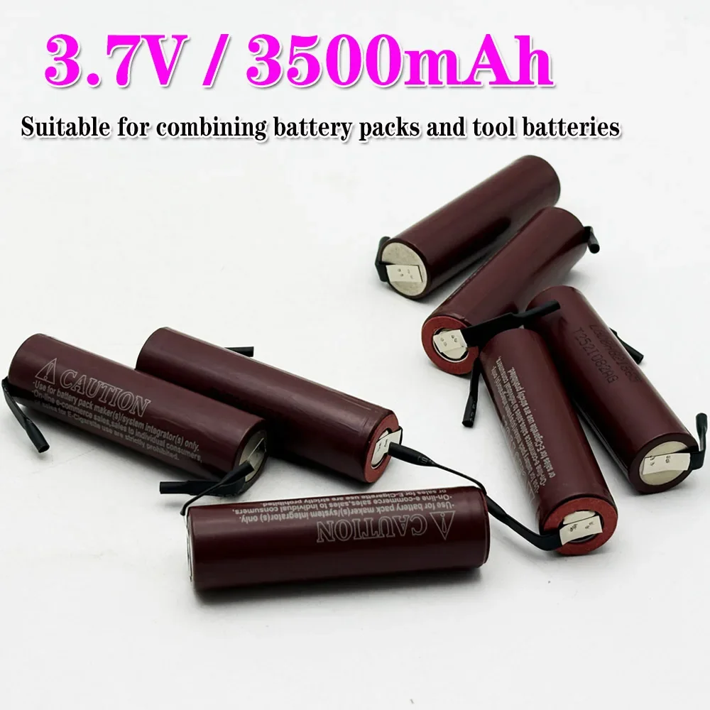 

18650 HG2 3500mAh 3.7V lithium battery with continuous 25A discharge