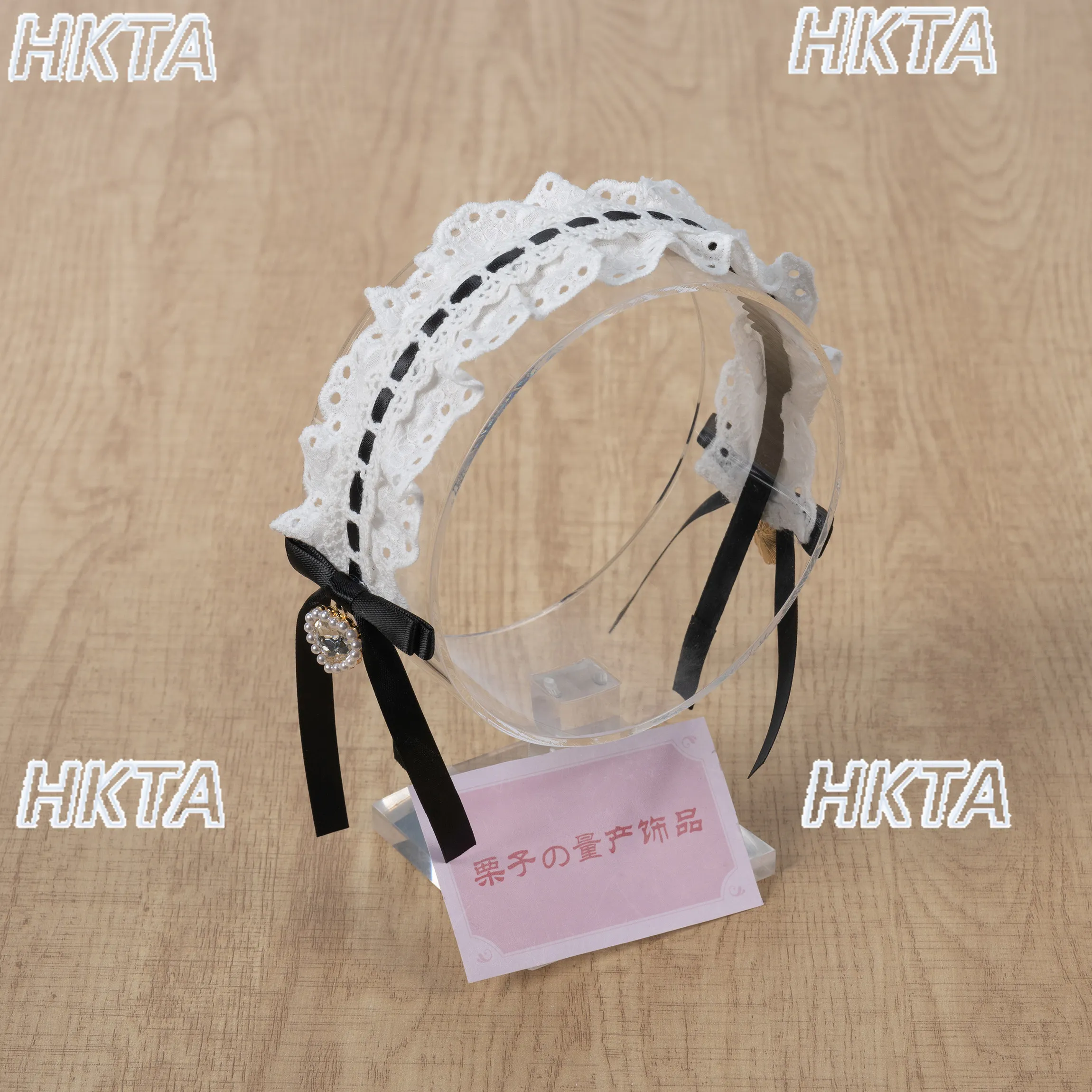 

Japanese Lace Ribbon Sweet Cute Headband Hair Clip Headwear Two Dimensional Lolita Mass Produced Hairpin Hair Accessories Women