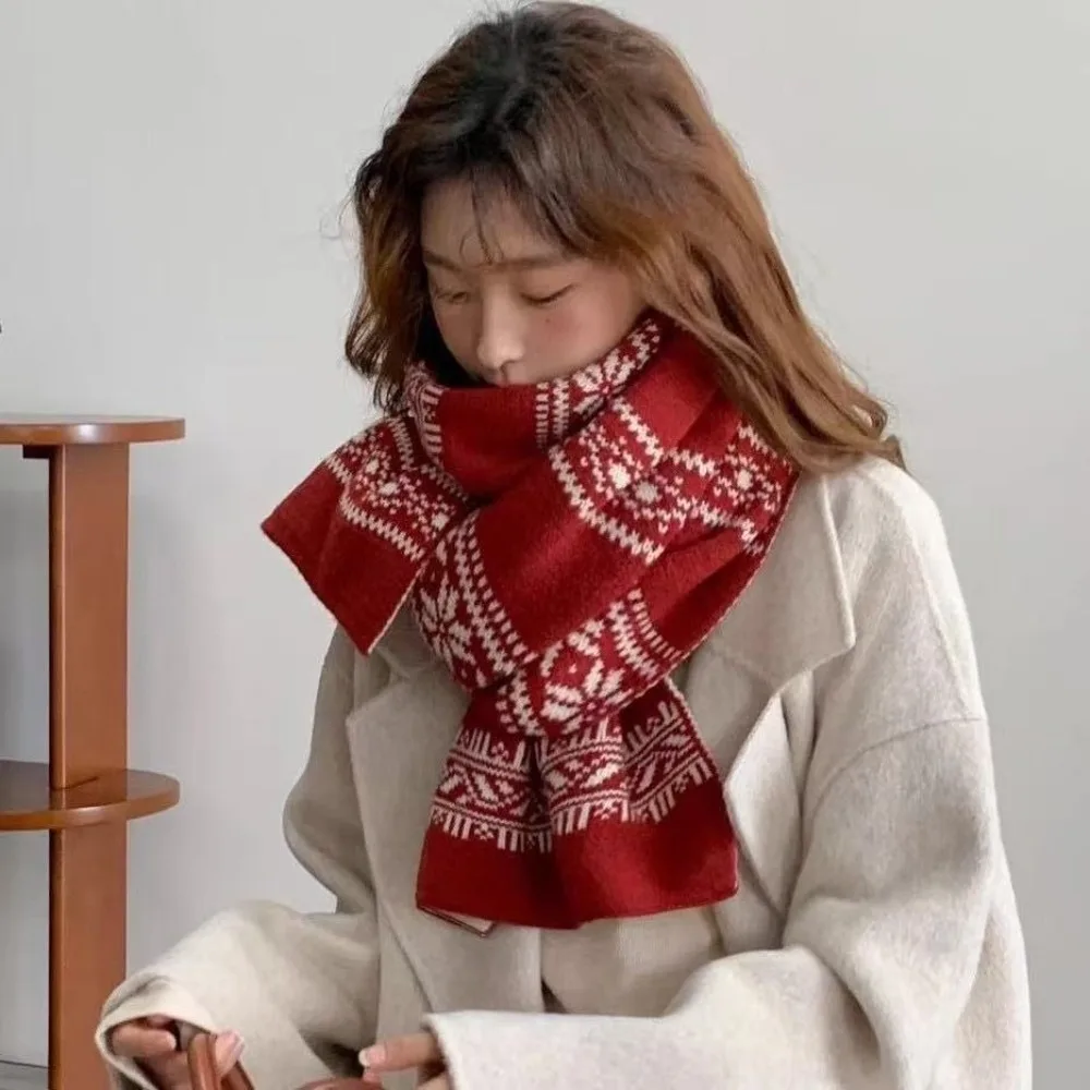 

Новый вязаный утеплитель для шеи, ветрозащитный морозостойкий шейный платок, универсальные теплые шарфы, нагрудник, подарок