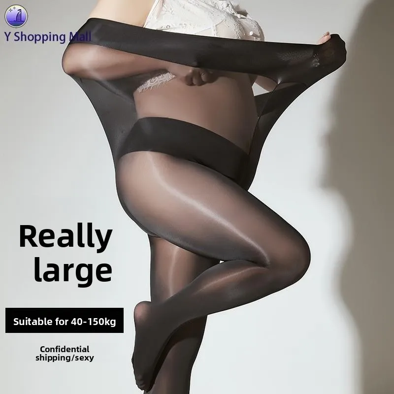 

plus Size Anti-Slip Aurora Sle iny Tight Women's Panhose Sexy Thin Nylon Leg a Stoings for Autumn Wear