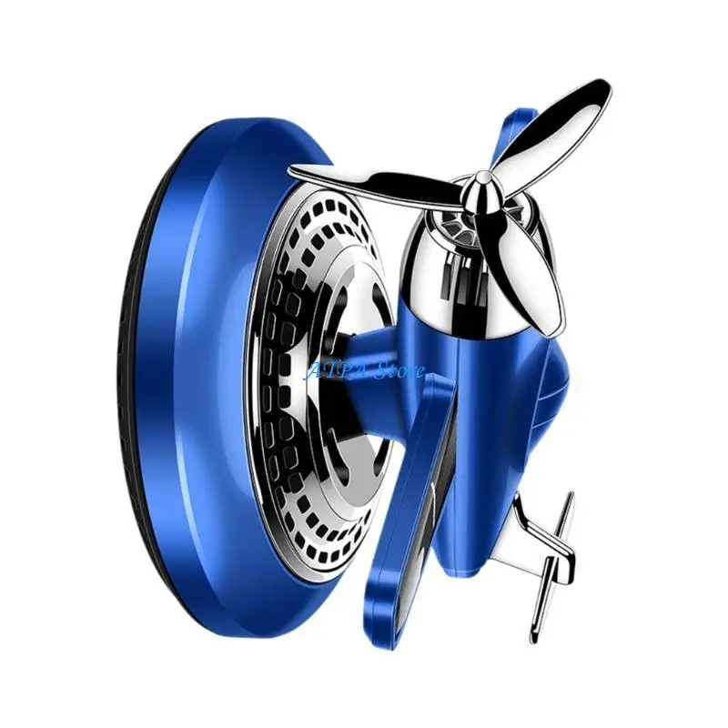 

U13C Creative Car Dashboard Decorations Solar Energy Vehicle Scent Diffusers Aircraft