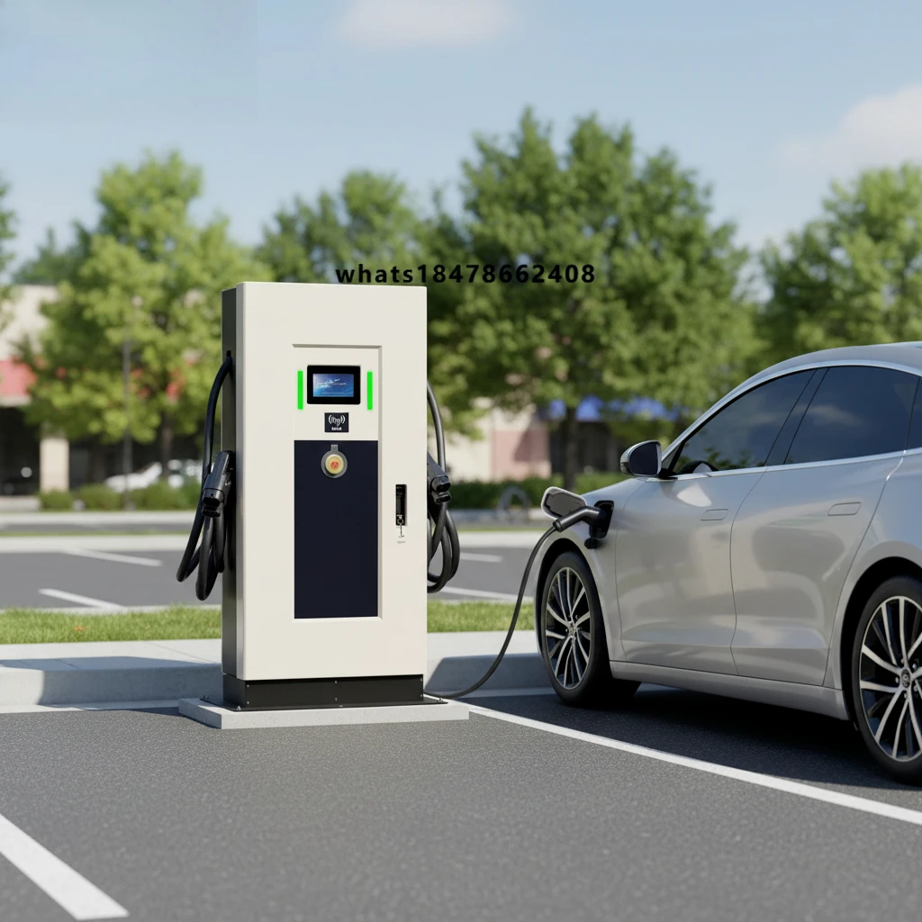 Commercial OCPP2.0 Floor Mounted Dual Connector CCS2 160kW Electric Vehicle Charger Pile EV DC Fast Charging Station