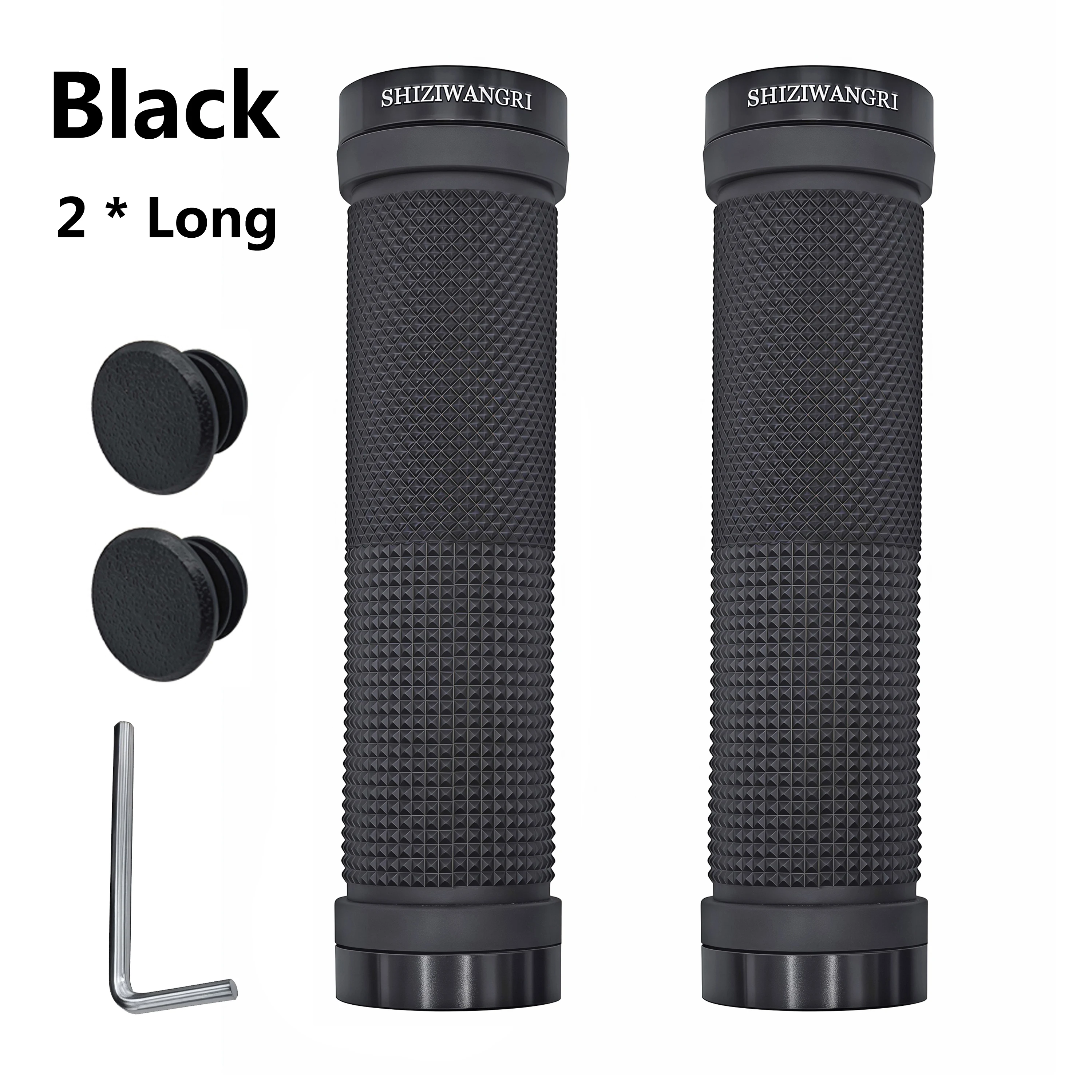 SHIZIWANGRI MTB-Griffe 80mm/129mm Hochwertige Gummi-Fahrradlenkergriffe Rutschfeste Abdeckung Gummi-Fahrradhandschuhe Lenkerüberzug – Detail 27