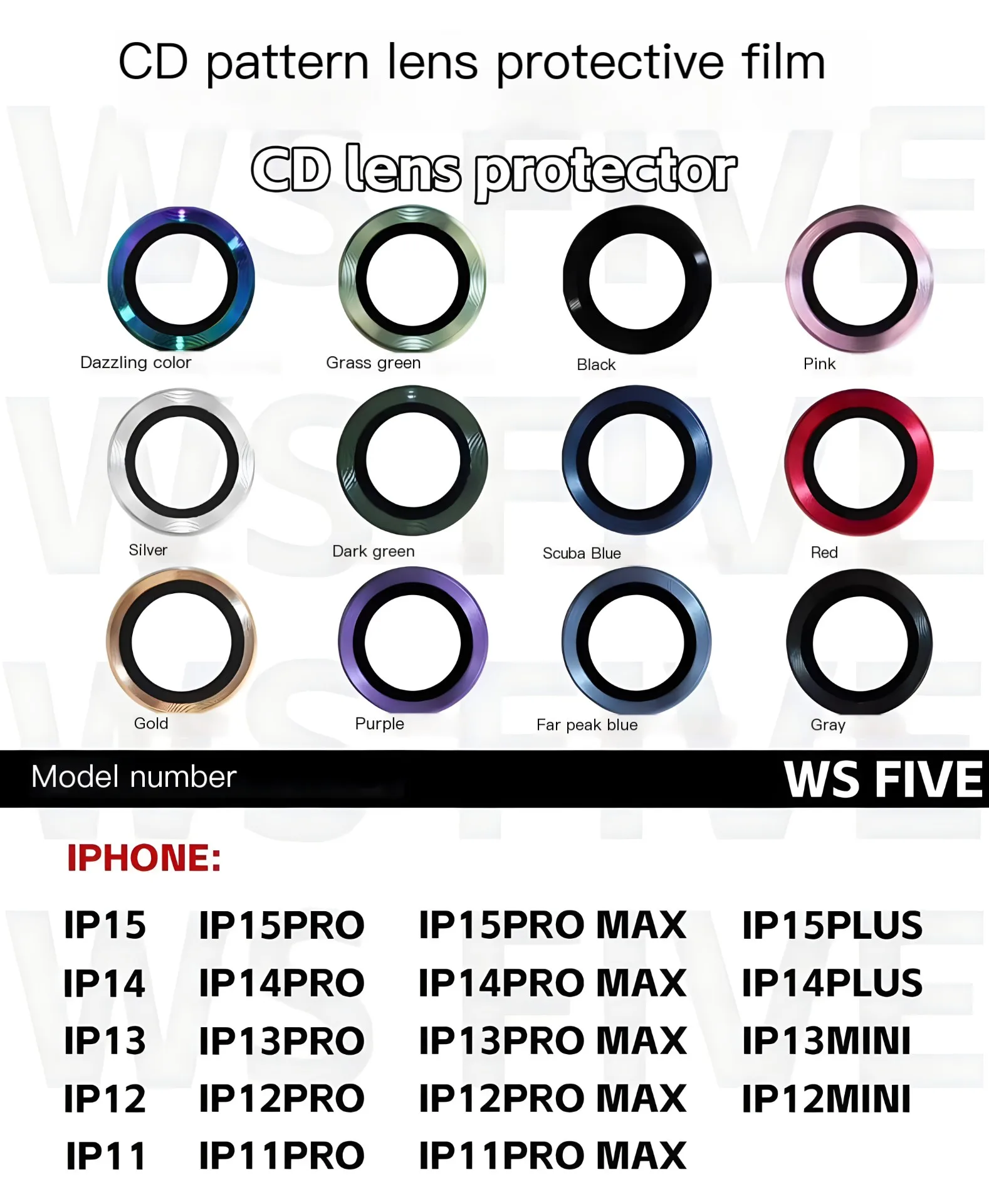 Camera Protector Metal Ring For iPhone 14 Pro Max Tempered Glass Ring Rear Lens Cover iPone 13 Pro Plus iPhone15 Protective Cap