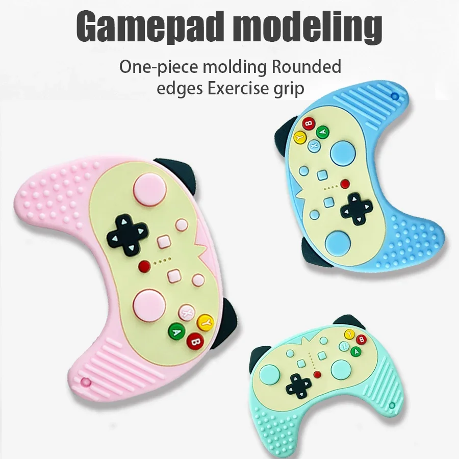 نماذج عصا التسنين السيليكونية اللطيفة للأطفال، عصا مضغ سيليكونية آمنة للأطفال