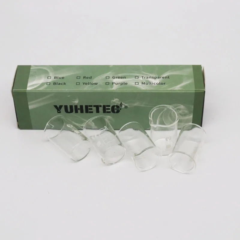 5 قطعة YUHETEC قياس كوب الزجاج المستقيم لفائف الأب الملك نمط RDTA 3.5 مللي/ملك Rta اكسسوارات