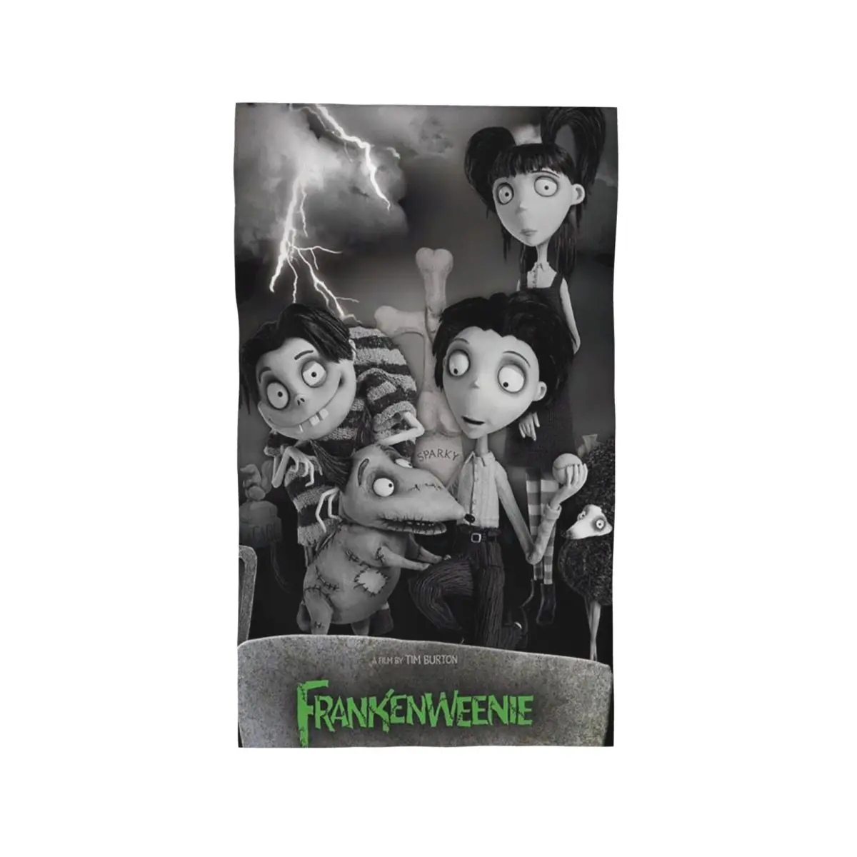 Custom Frankenweenie Soft Face Towel Quick Dry Pool Bath Cotton Towels Absorbent