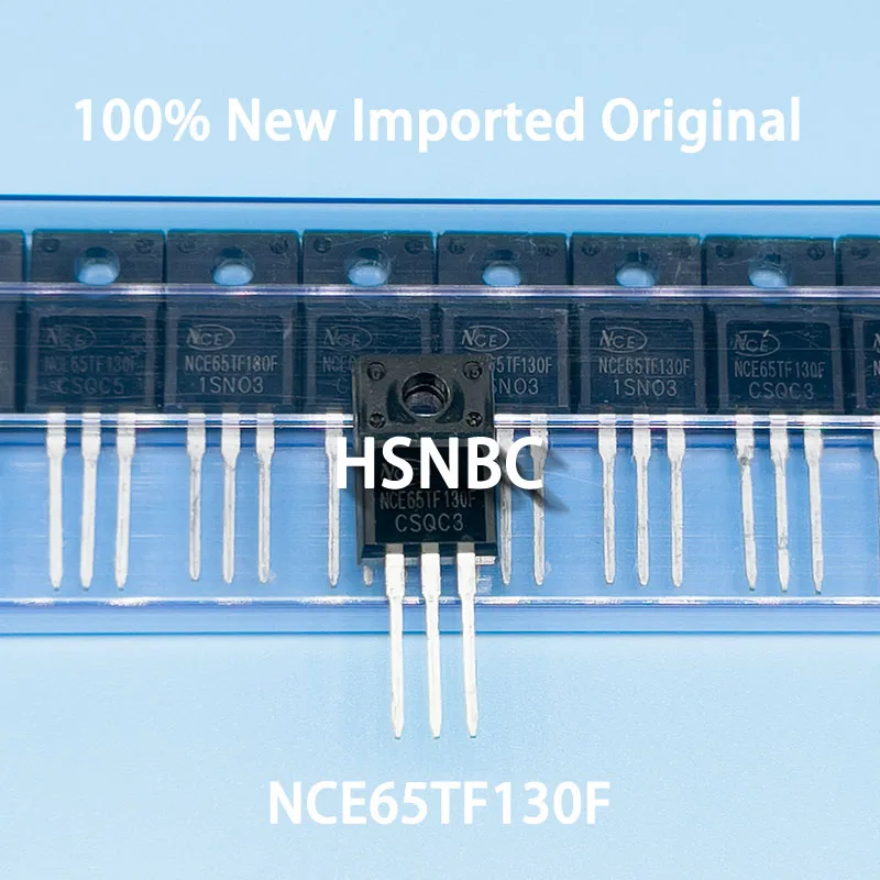 

10Pcs/Lot NCE65TF130F NCE65TF130 TO-220F 650V 28A MOSFET N-Channel Field-effect Transistor 100% New Imported Original