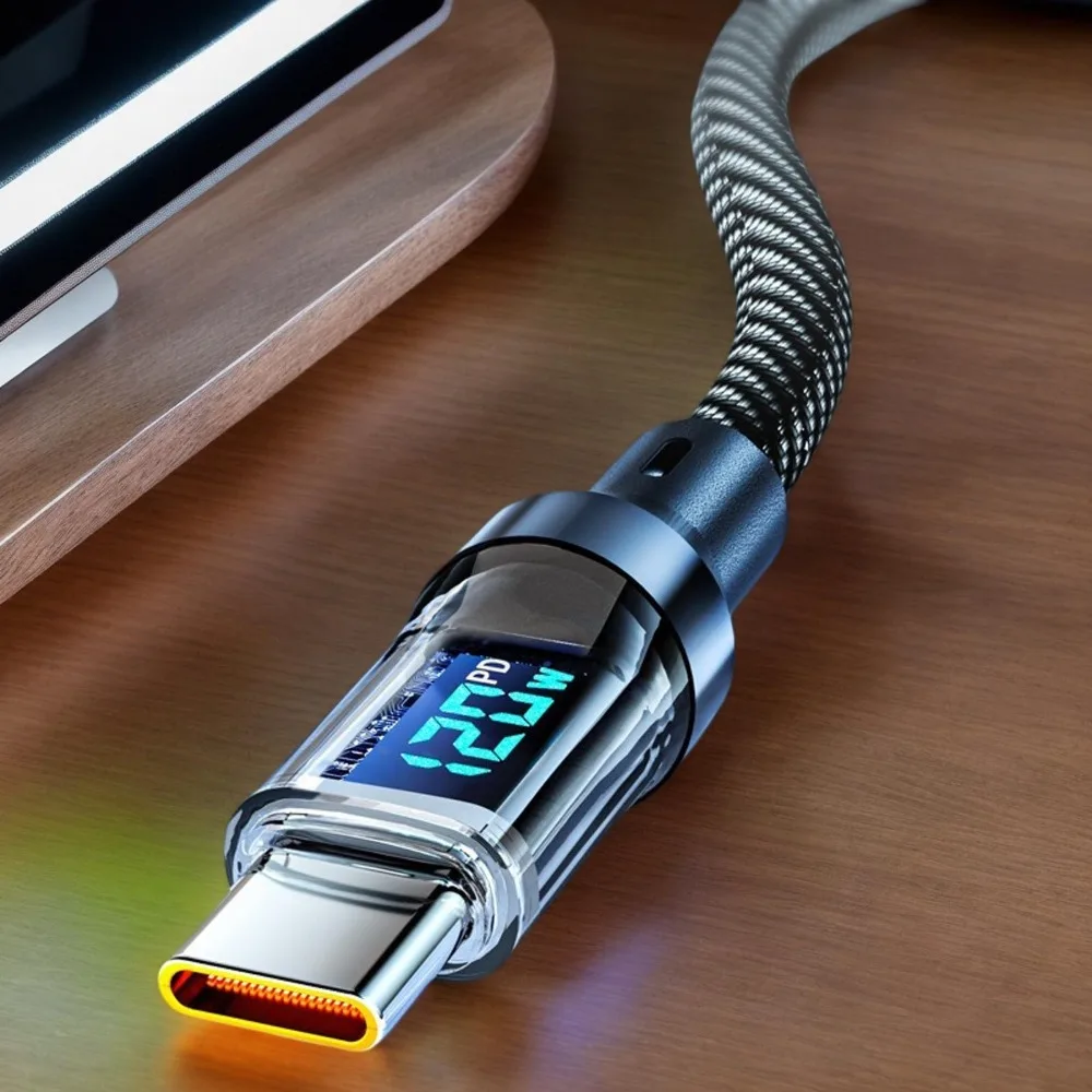 USB C Cable 240W Fast Charging PD Compatible For iPhone 15 Pro Max Huawei Samsung Xiaomi OPPO 120W Super Fast Charger Cord