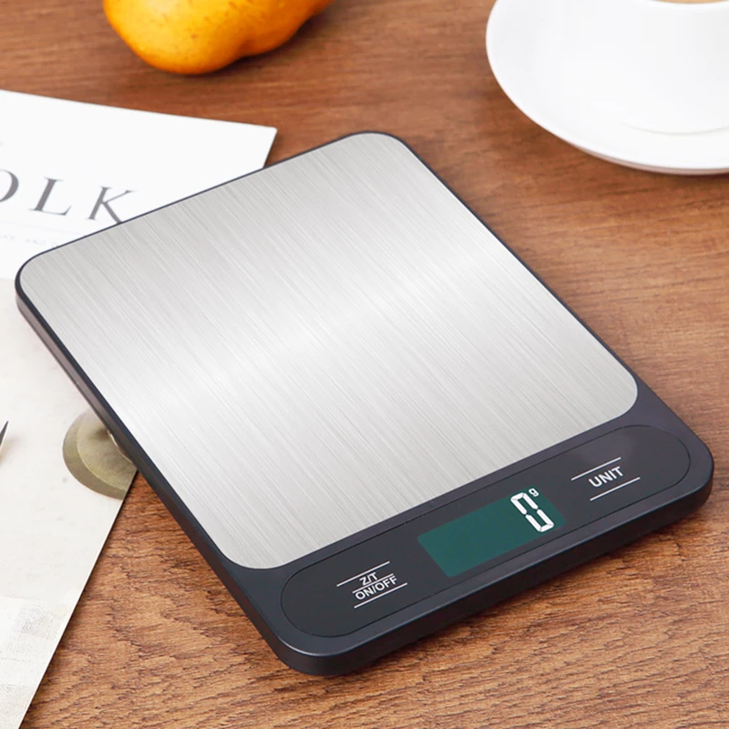 10kg Digital Kitchen Scale Baking Gram Weight Scales LCD Digital Display Electronic Table Scale Personal Healthy Diet Food Scale