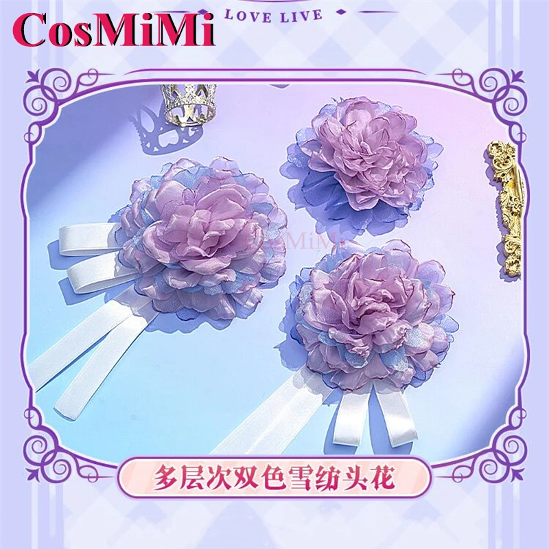 CosMiMi أنيمي LoveLive مينامي كوتوري تأثيري حلي الأبيض عيد الحب الملاك الحلو فستان كرنفال حفلة لعب الأدوار الملابس