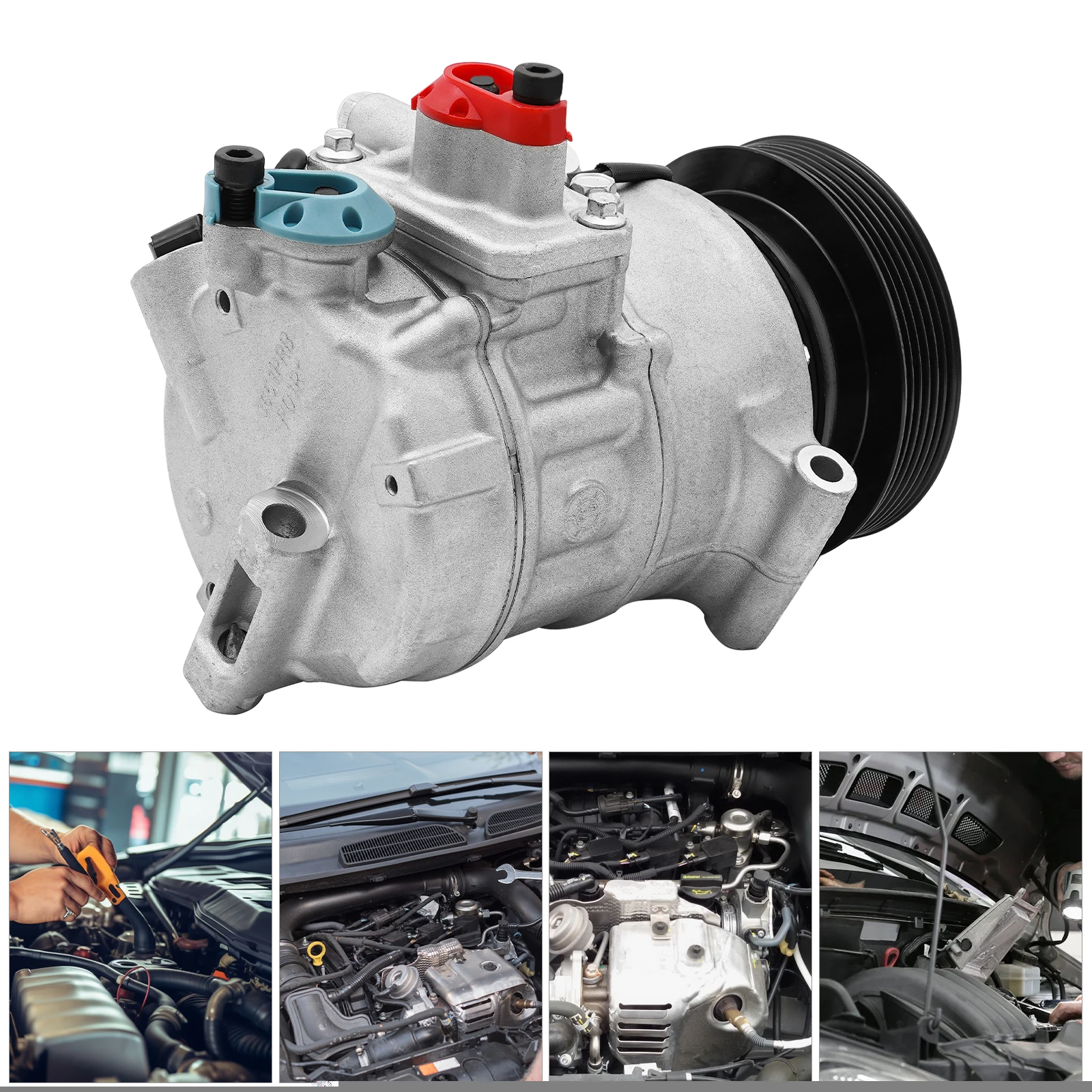 AC コンプレッサーボルボ S60 S80 XC60 XC70 XC90 V70 ランドローバー LR2 3.2L CO 11323C